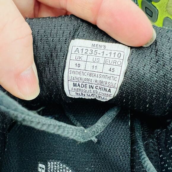 Altra Torin Zero Drop Black Blue Green A1235-1-110 Running Shoes Mens 11 - Picture 9 of 10